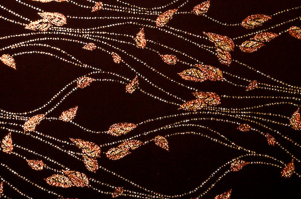 Glitter Slinky (black/copper)