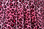 Leopard Pattern Velvet (Pink/Black)