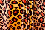 Animal Print Stretch Velvet (Leopard print)