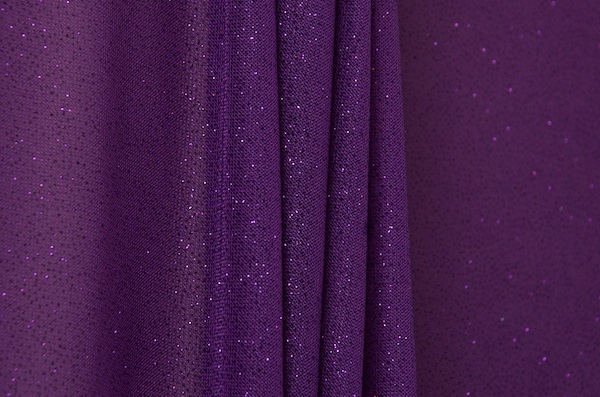 Sheer Glitter/Pattern  (Purple)