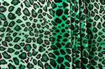 Leopard Pattern velvet (Kelly/Black)