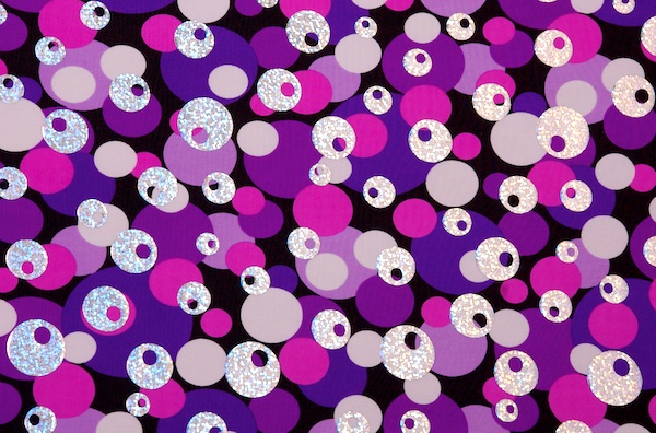Polka Dots Holograms (Purple/Multi)