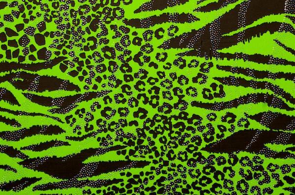 Animal Print Hologram (Lime/Black/Silver)