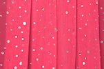 Glitter/Pattern Mesh (Hot Pink/silver)