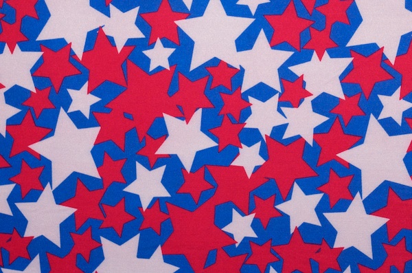 Printed Stars (Royal/White/Red)