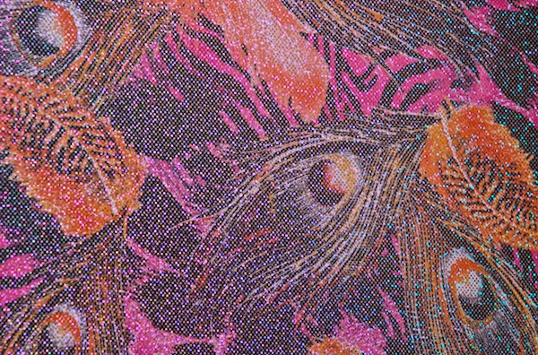 Animal Print Hologram (Black/Hot Pink/Salmon)