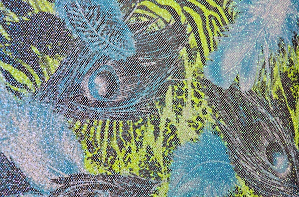 Animal Print Hologram (Black/Turquoise/Lime)