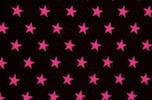 Printed Stars (Hot Pink, Black)