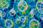 Printed Tie Dye (Lime/Turquoise/Multi)