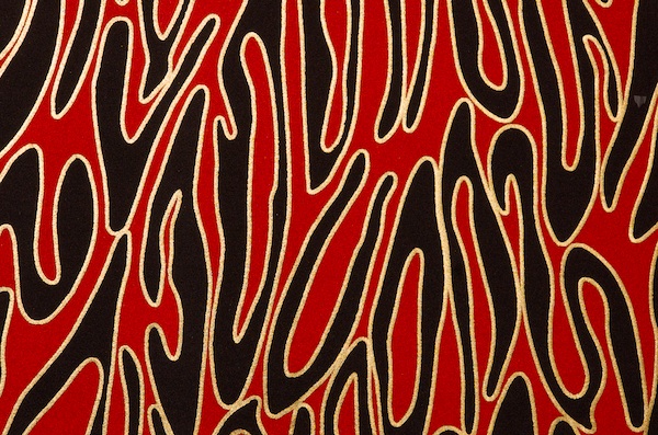 Animal Print Hologram (Volcano/Black/Gold)
