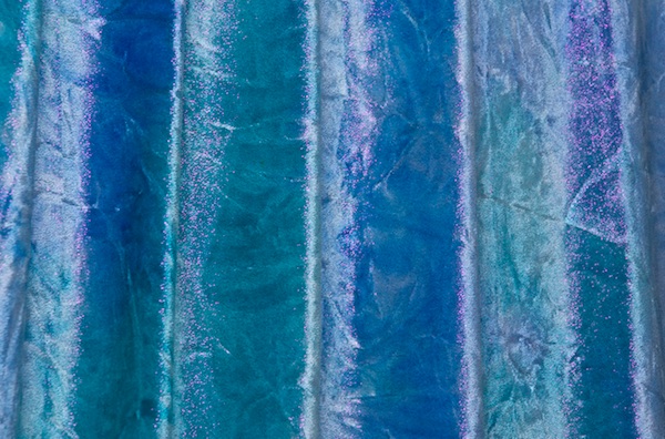 Glitter/Pattern Stretch Velvet (Turquoise, Fuchsia, Multi)