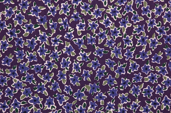 Printed Cotton Lycra&reg; (Green/Purple/Multi)