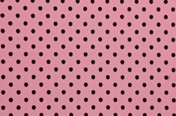 Printed Polka Dots (Black/Pink)