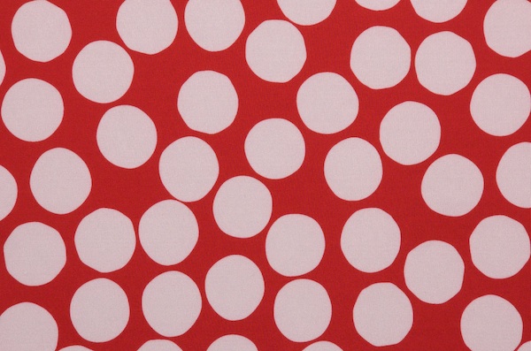 Printed Polka Dots (White/Red)