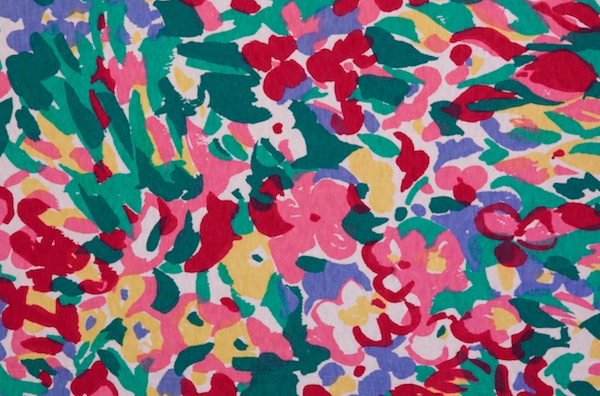 Printed Cotton Lycra&reg; (Green/Pink/Multi)