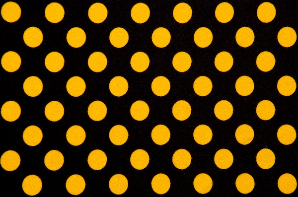 Polka Dots (Black/Yellow)