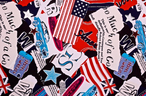 Novelty Spandex (Red/Navy/Black/Multi) 
