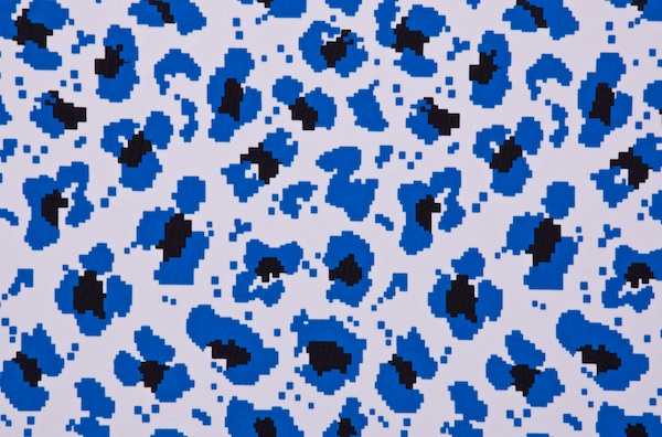 Printed Spandex (Royal/Black/White)