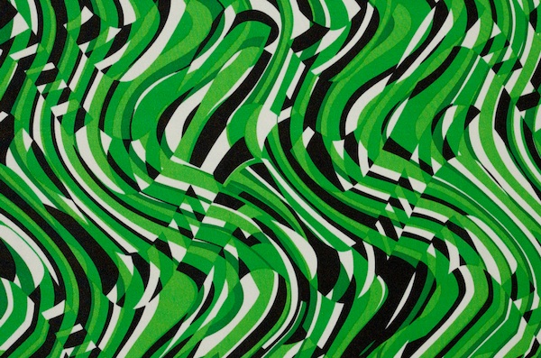 Printed Spandex (Lime/Black/White)