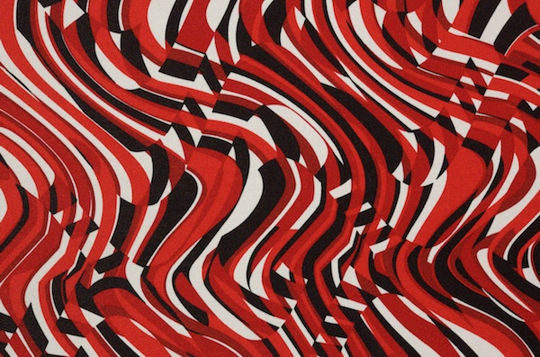 Printed Spandex (Red/Black/White)