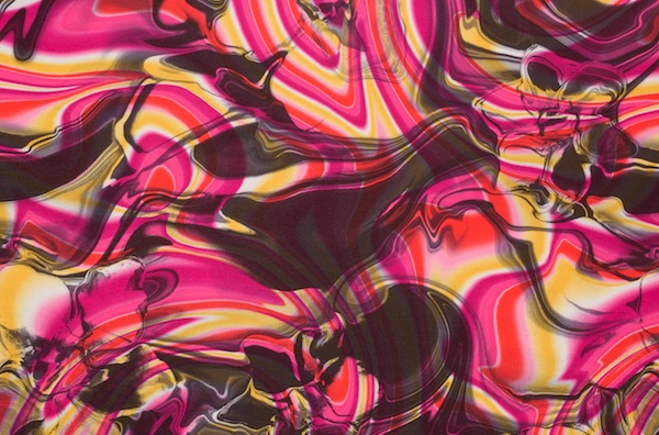 Printed Spandex (Fuchsia/Red/Yellow/Multi)