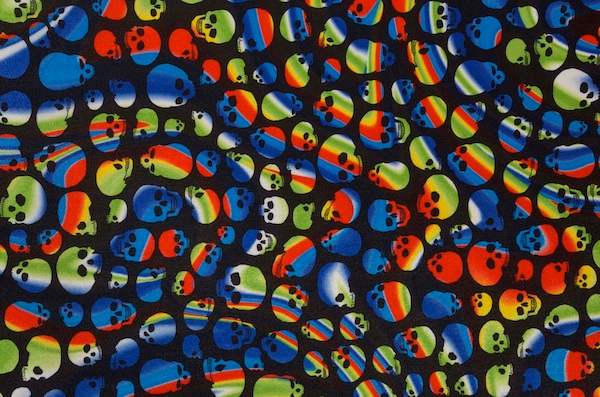 Printed Spandex (Red/Green/Blue/Multi)