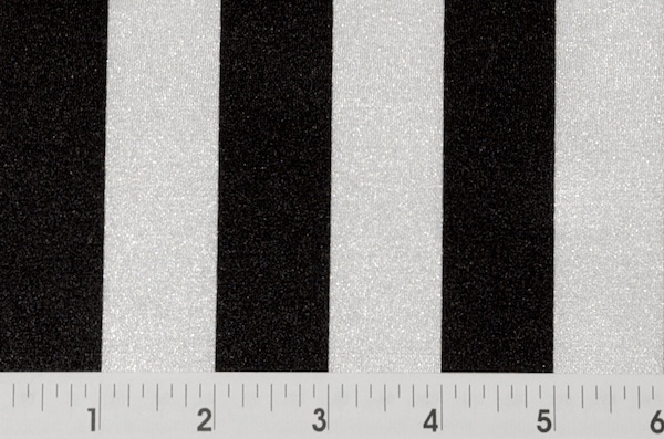 Printed Stripes (Black/White)