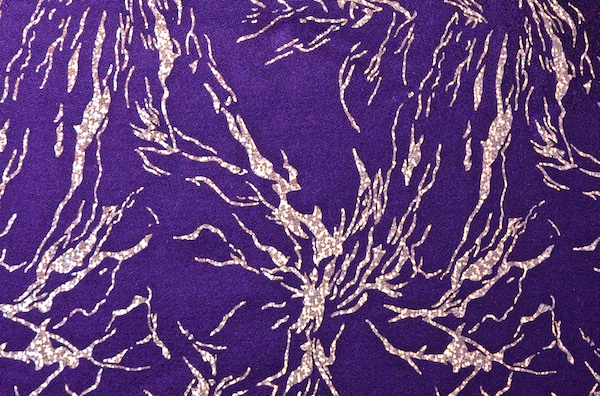 Pattern/Abstract Hologram (Purple/Black/Silver)