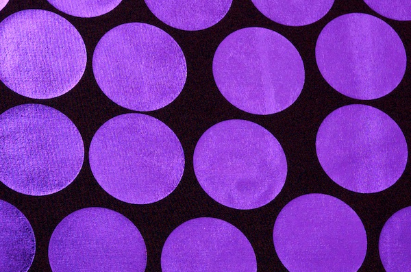 Polka Dots Holograms (Black/Purple)