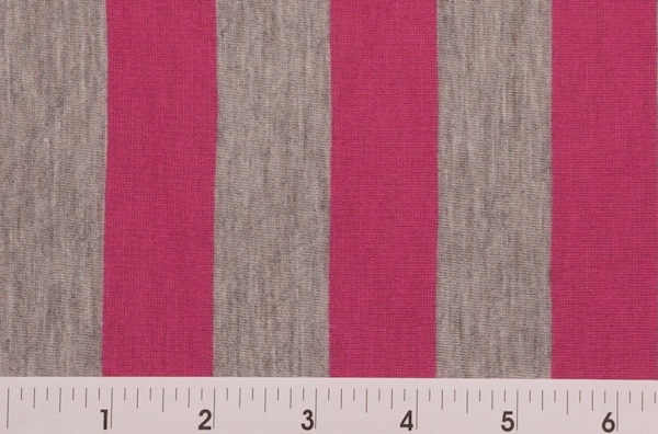 Printed Stripes (Pink/Gray)