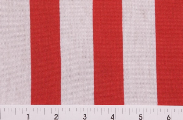 Printed Stripes (Red/White)