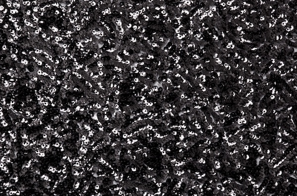 Stretch Sequins (Black/Black)