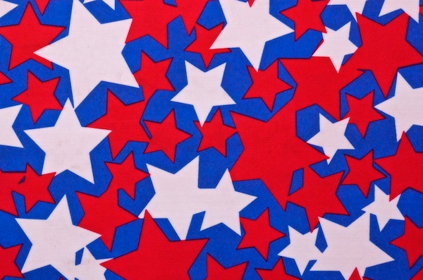 Printed Stars (Royal/White/Red)