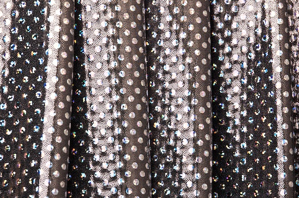 Holographic dots (Silver/Gunmetal/Pewter)