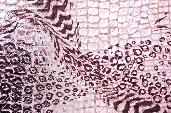 Pattern/Abstract Hologram (Lt. pink/Black/Silver/Multi)
