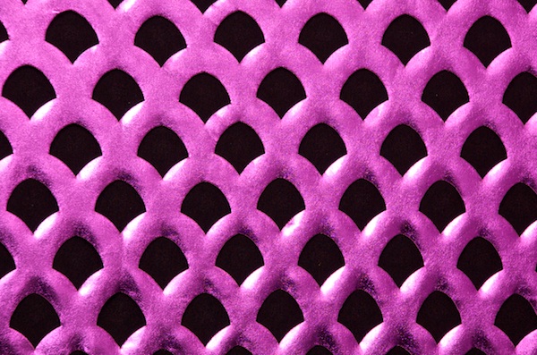 Metallic Pattern Spandex (Fuchsia)