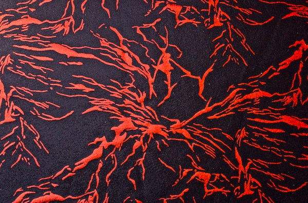 Pattern/Abstract Hologram (Red/Black/Black)