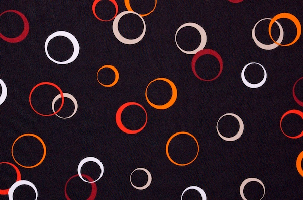 Printed Spandex (Orange/Black/White/Multi)