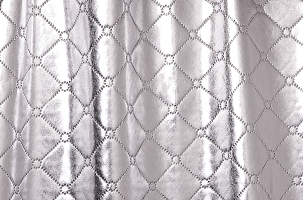 Metallic Pattern Spandex (Silver)