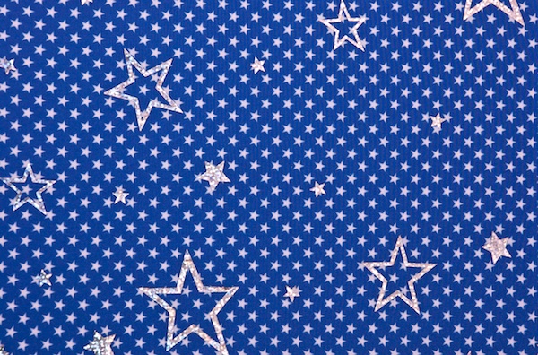 Stars Hologram (Royal, White, Silver)