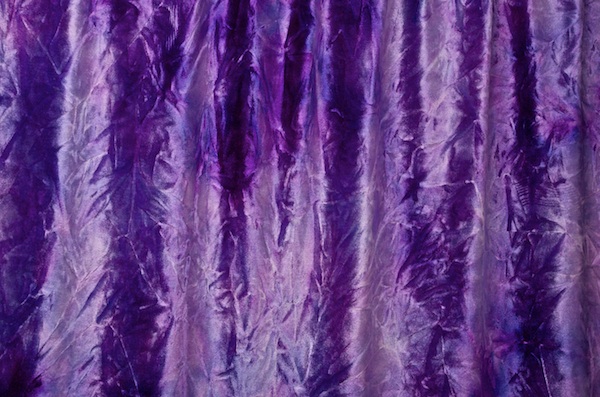 Tie Dye Stretch Velvet (Purple/Multi Tie Dye)