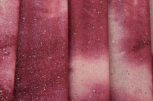 Sheer Glitter/Pattern (Wine, Burgundy, Beige)
