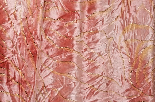 Glitter/Pattern Stretch Velvet (Peach, Yellow, Orange)