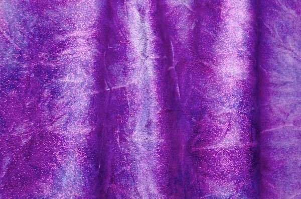 Glitter/Pattern Stretch Velvet (Purple, lavender, Multi)