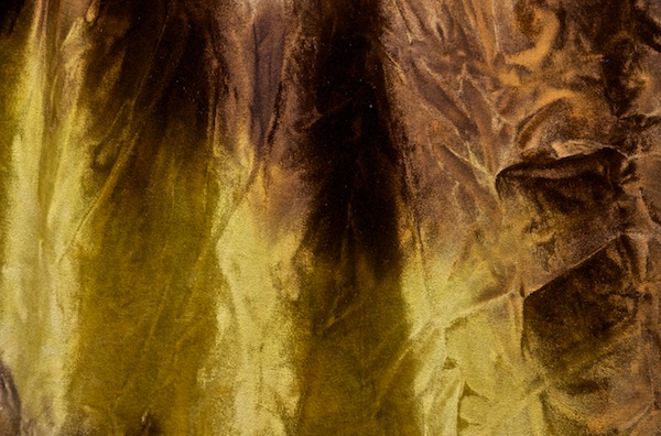 Tie Dye Stretch Velvet (Olive/Brown/Multi)