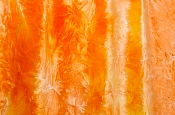 Tie Dye Stretch Velvet (Orange combo)