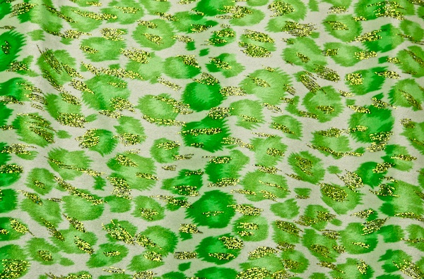 Animal Pattern Glitter Velvet (Lime Combo)