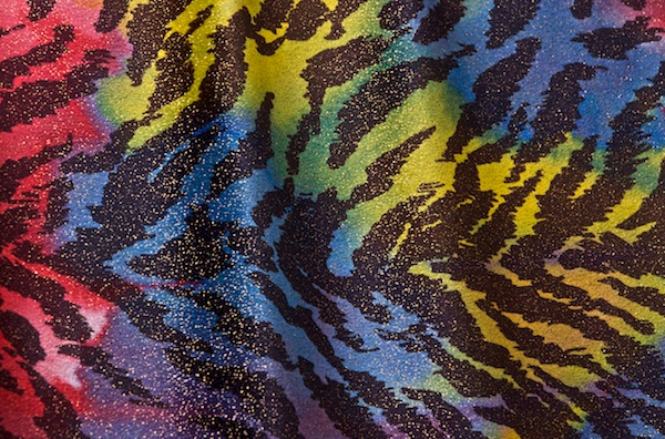 Animal Prints Glitter Velvet (Red/Blue/Black/Gold/Multi)