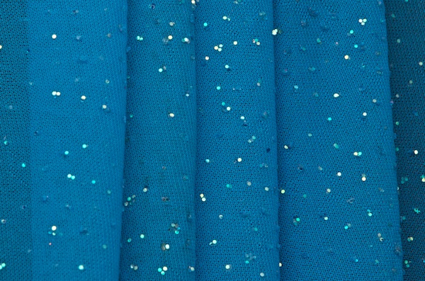 Sheer Glitter/Pattern (Turquoise)