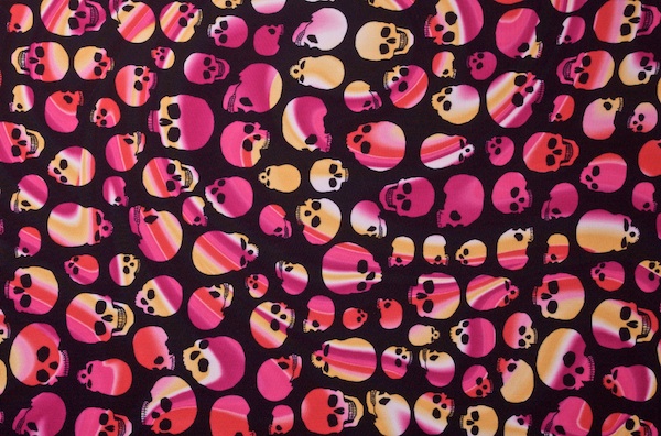 Printed Spandex (Fuchsia/Red/Yellow/Multi)